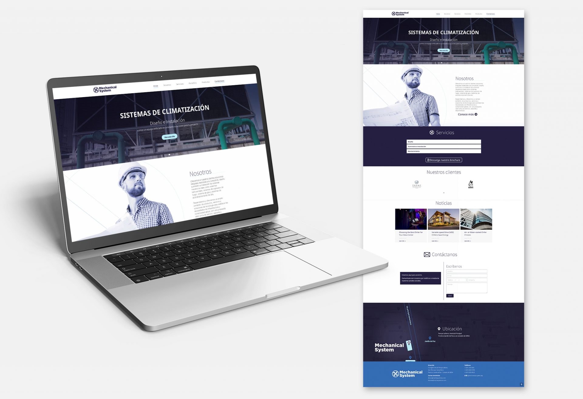 Mechanical System  – Website